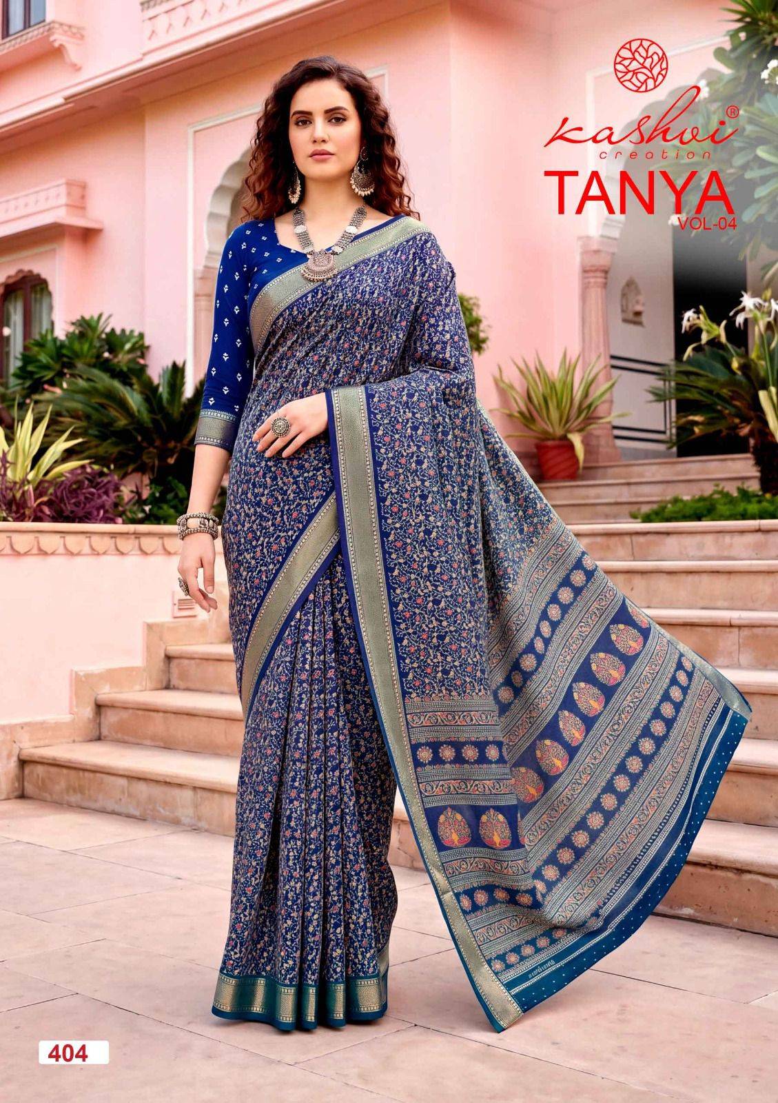 TANYA VOL. 4 By KASHVI CREATION 401 To 408 Series 
